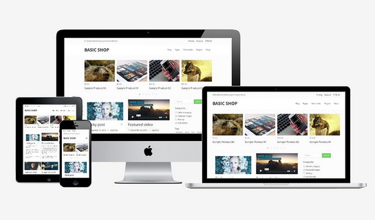 web bán hàng - thư viện website mẫu